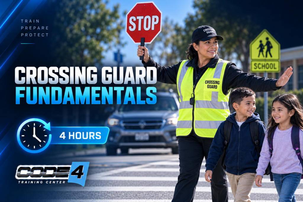 Crossing Guard Fundamentals (4 Hrs)