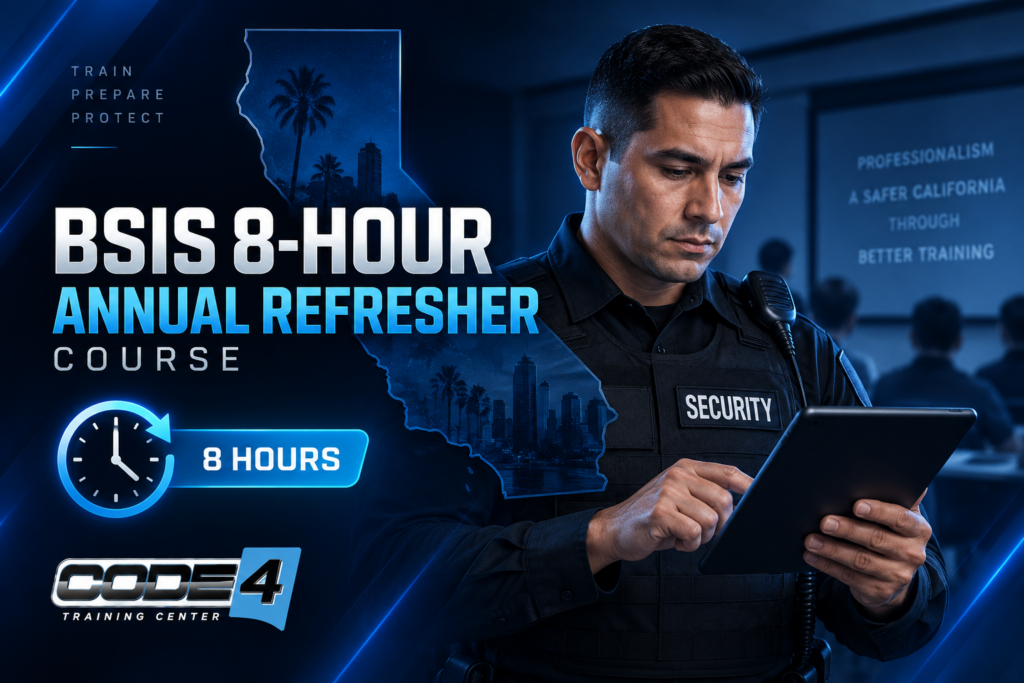 BSIS 8-Hour Annual Refresher Course